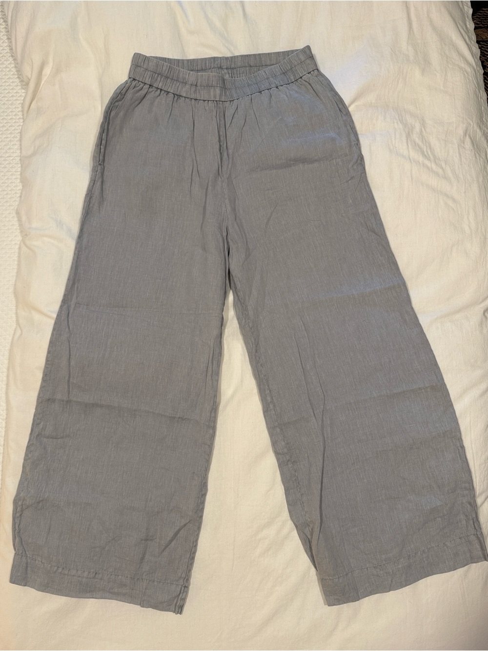 James Perse Lightweight Linen Wide Leg Pant